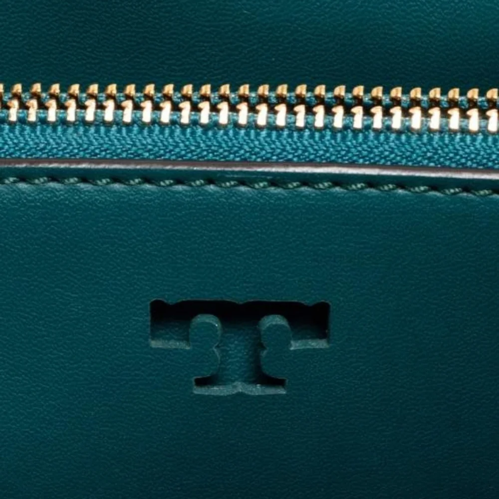 Tory Burch Vine Red The Block-T Leather Satchel